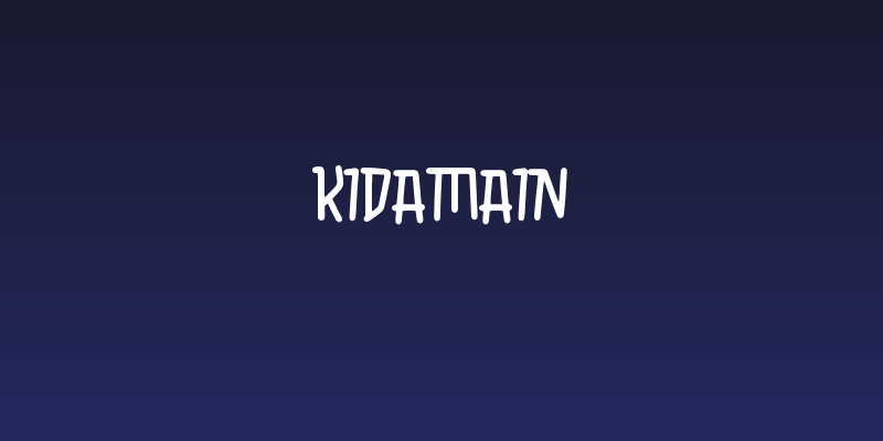 KIDAMAIN Social Header
