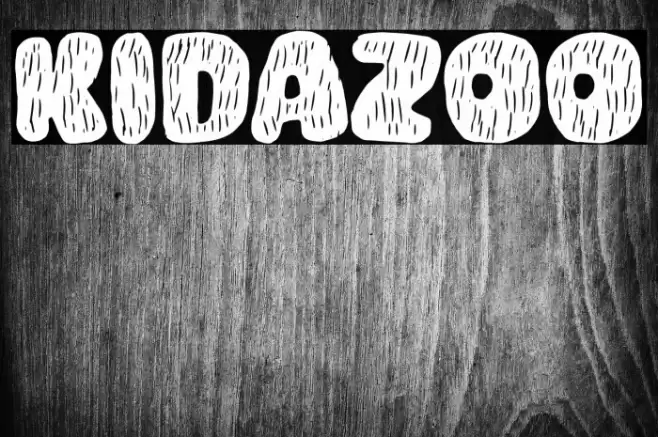 KIDAZOO Font examples