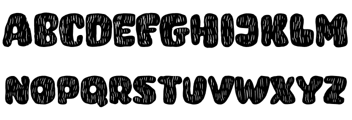 KIDAZOO Font LOWERCASE