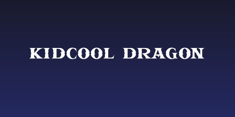 KIDCOOL DRAGON Social Header
