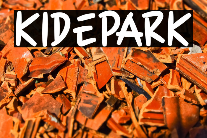 KIDEPARK Font examples