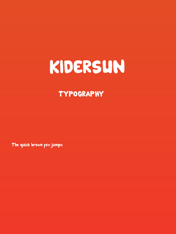 KIDERSUN Poster