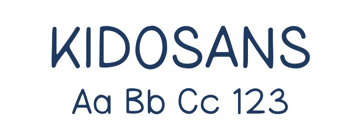 KIDOSANS Font Preview