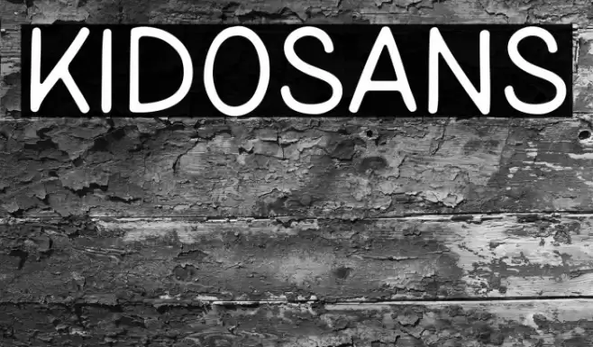 KIDOSANS خط examples
