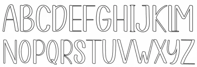 KIDS SCHOOL Schriftart Groß