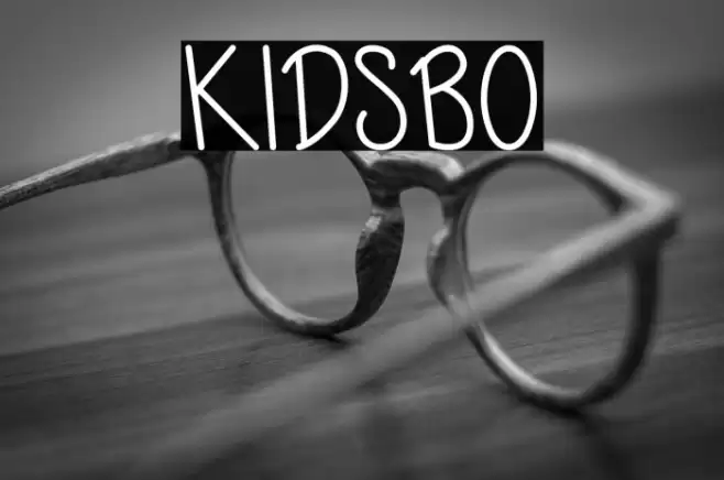 KIDSBO Font examples