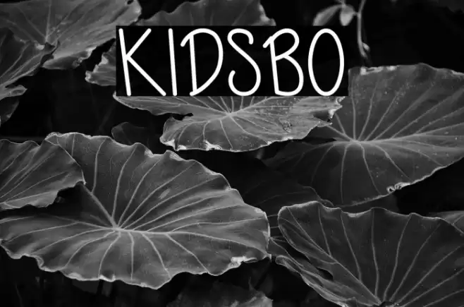 KIDSBO Font examples