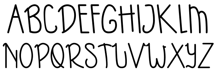 KIDSBO Font LOWERCASE