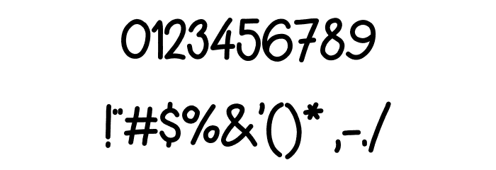 KIDSPLAY DEMO Font OTHER CHARS