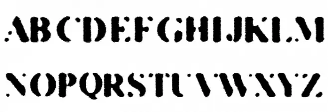 KILL THE HIPPIES Schriftart Groß