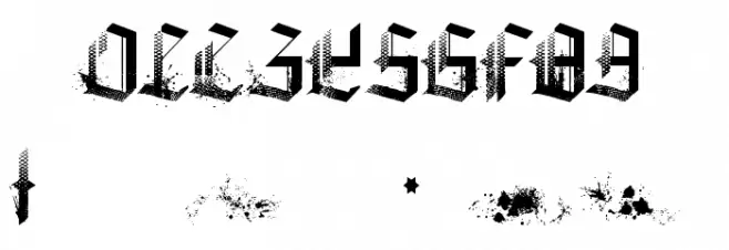 KILL THE PANDA Font OTHER CHARS