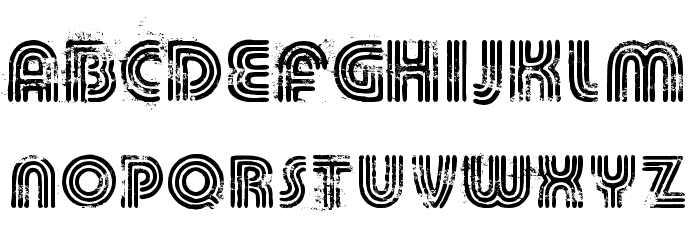 KILLED DJ Font LOWERCASE