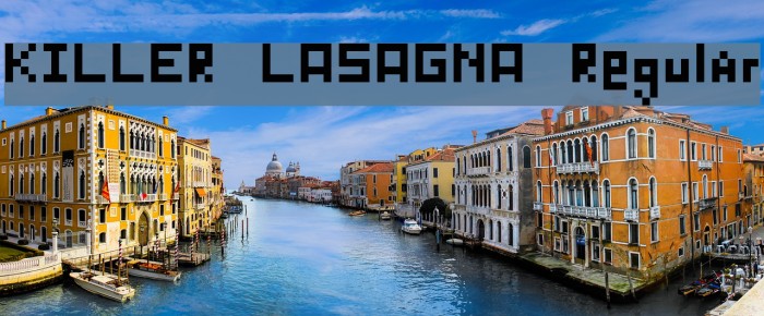 KILLER LASAGNA Regular Font examples