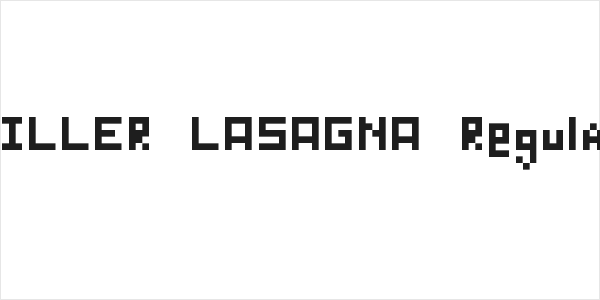 KILLER LASAGNA Regular Logo
