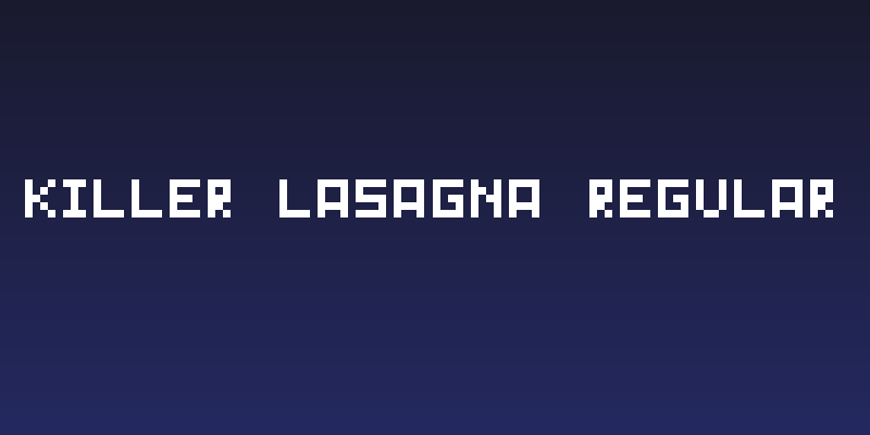 KILLER LASAGNA Regular Social Header