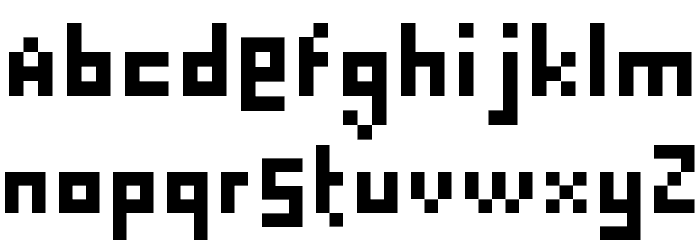 KILLER LASAGNA Regular Font LOWERCASE