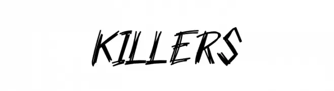 KILLERS  नि: शुल्क फ़ॉन्ट्स डाउनलोड