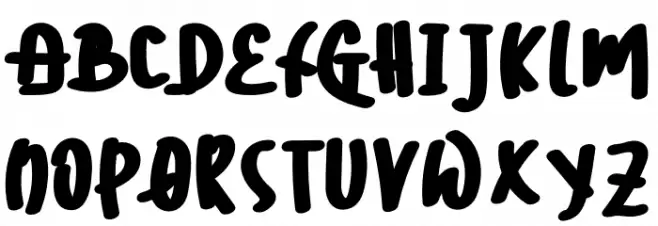 KILO METER Schriftart Groß