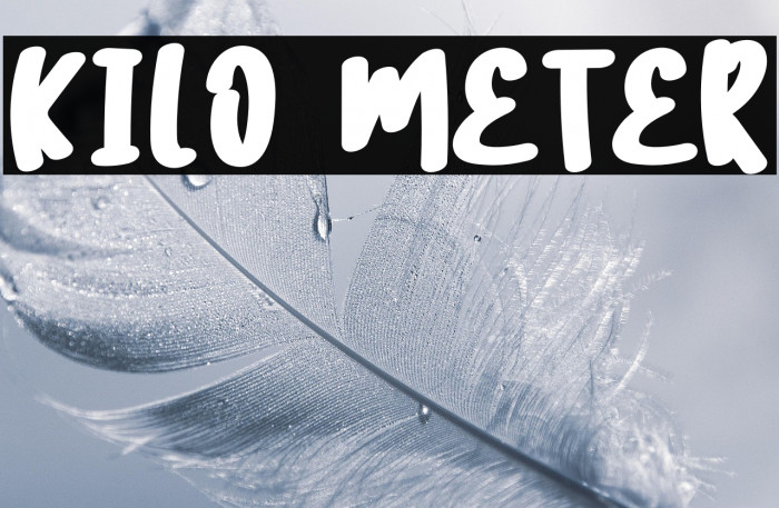 KILO METER Example 1