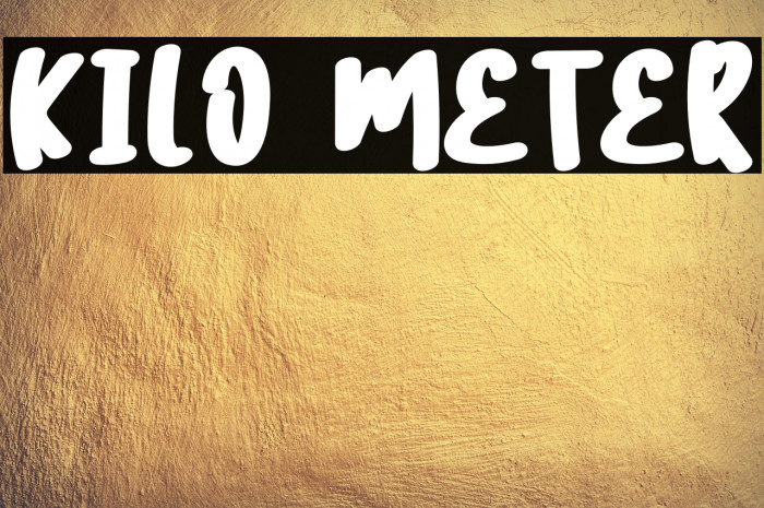 KILO METER Example 3