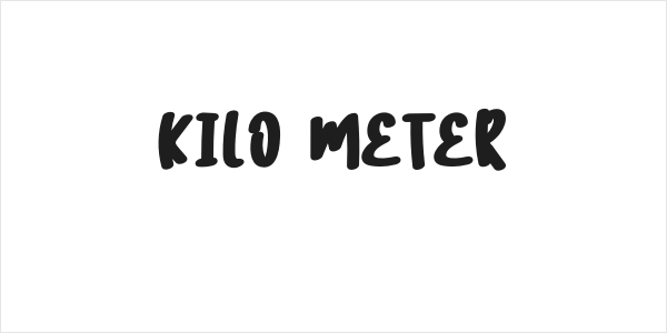 KILO METER Logo