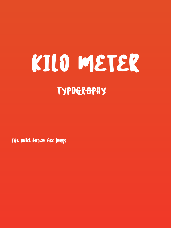 KILO METER Poster