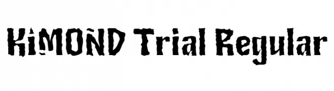 KIMOND Trial Regular  Frei Schriftart Herunterladen