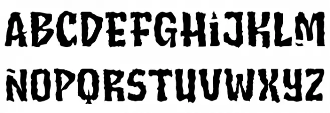 KIMOND Trial Regular Caratteri MAIUSCOLE