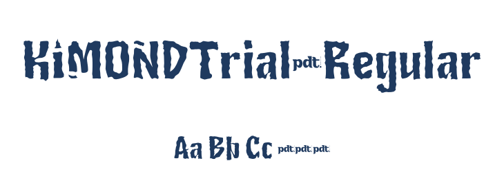 KIMONDTrial-Regular Font Preview