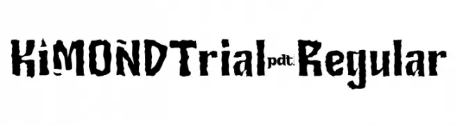 KIMONDTrial-Regular  Frei Schriftart Herunterladen