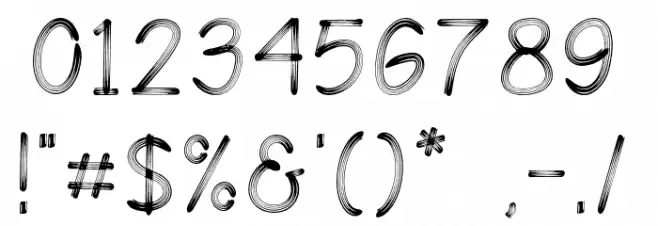 KINDLY Font OTHER CHARS