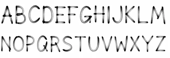 KINDLY Schriftart Groß