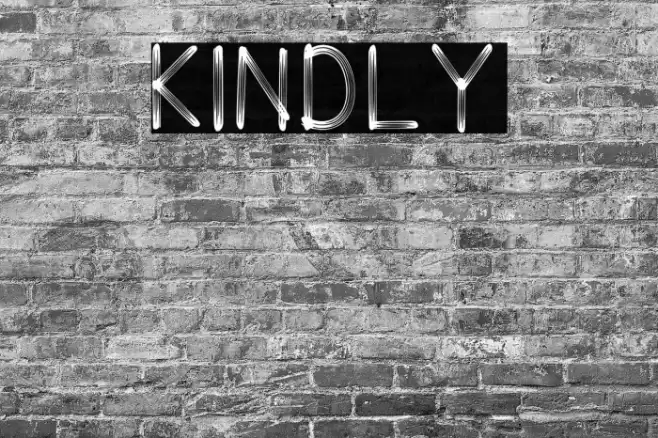 KINDLY Font examples