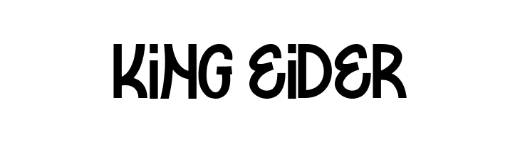KING EIDER  フリーフォントのダウンロード