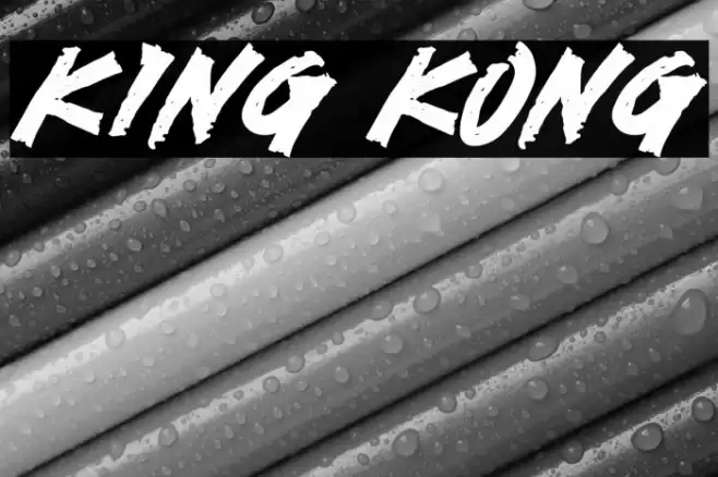 KING KONG Font examples