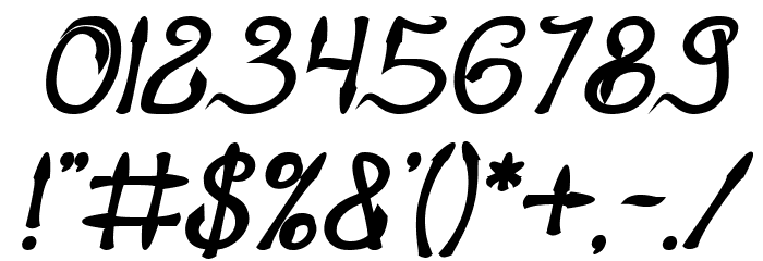 KING OF PIRATE Bold Italic Font OTHER CHARS