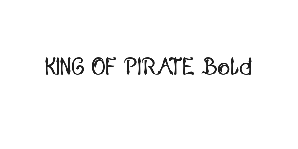 KING OF PIRATE Bold Logo