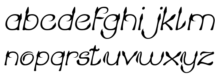 KING OF PIRATE Italic Font LOWERCASE