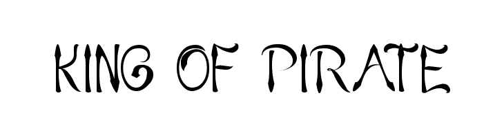 KING OF PIRATE  baixar fontes gratis