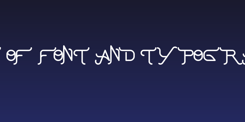 KING OF font And Typography Social Header