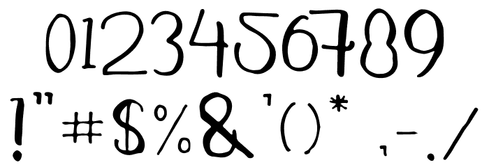 KINGDOM STORIA Font OTHER CHARS