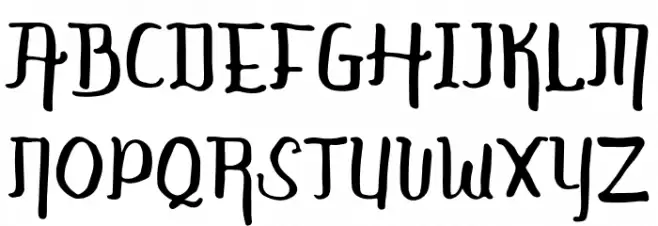 KINGDOM STORIA Schriftart Groß