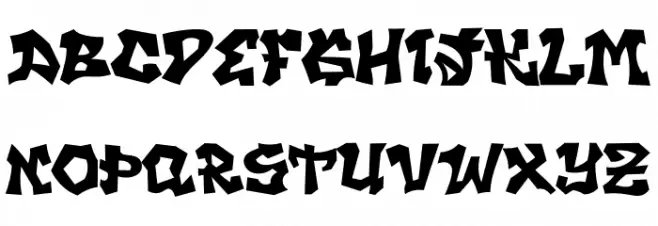 KINGER PERSONAL USE Шрифта ВЕРХНИЙ