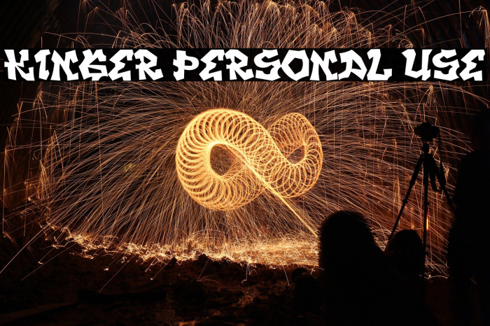 KINGER PERSONAL USE Example 1