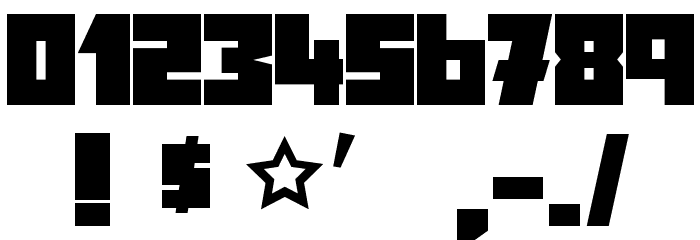 KING&ROOSTER Font OTHER CHARS