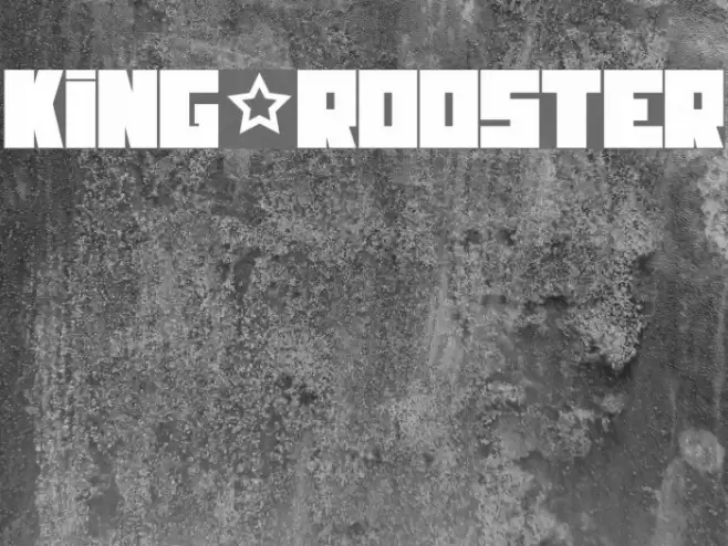 KING&ROOSTER Font examples