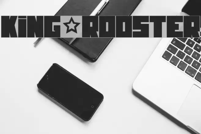 KING&ROOSTER Font examples