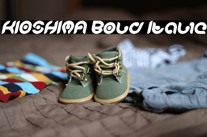 KIOSHIMA Bold Italic Example 3