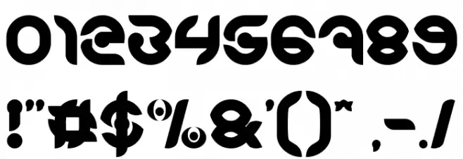 KIOSHIMA Bold Font OTHER CHARS