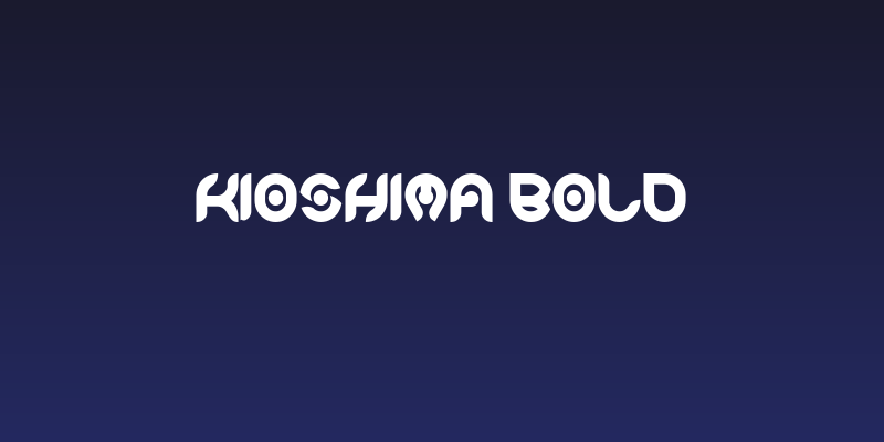 KIOSHIMA Bold Social Header